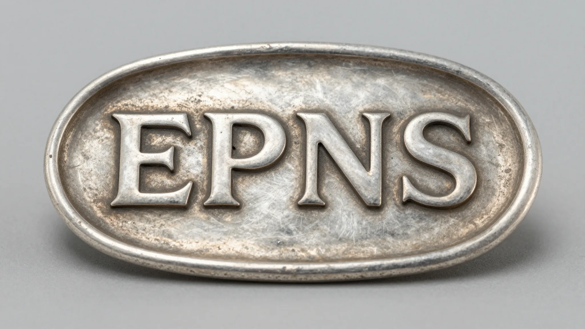 Silver plated marks epns