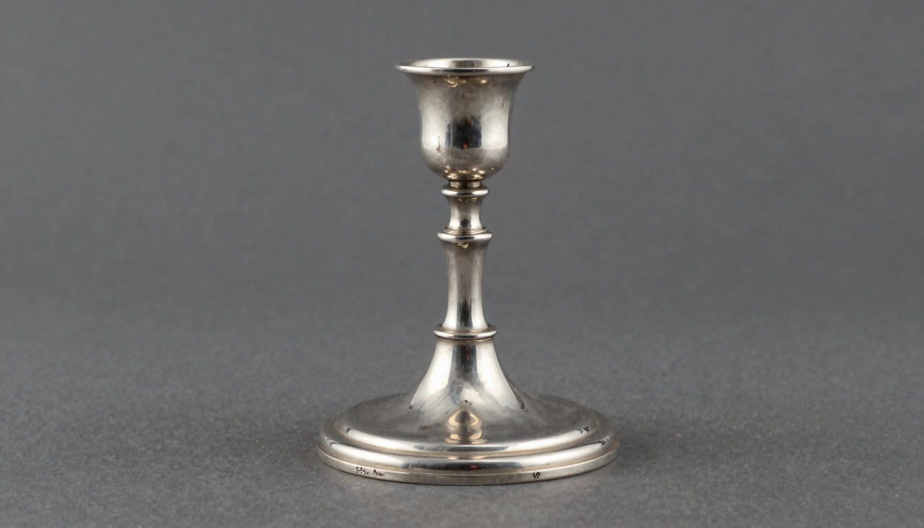 Antique silver candlesticks: identification and value