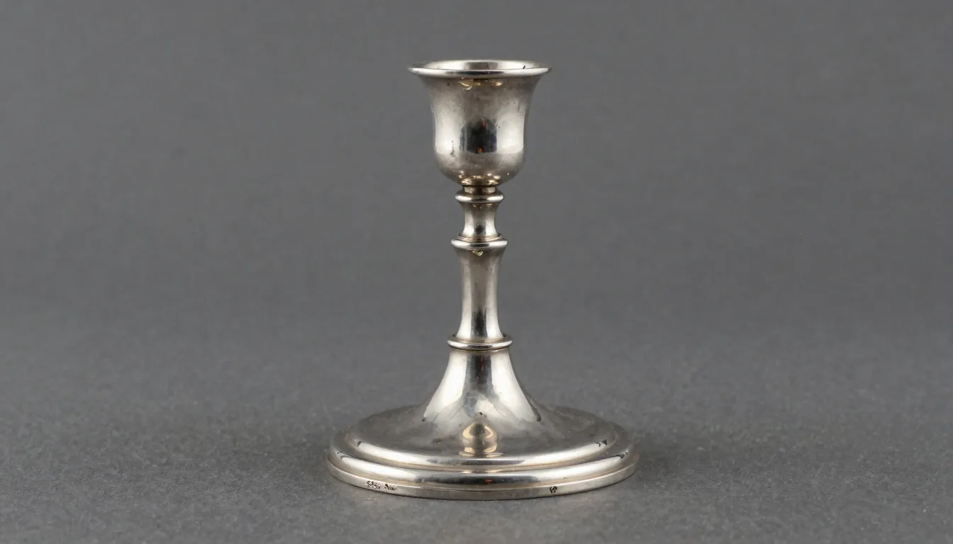 Antique silver candlesticks: identification and value