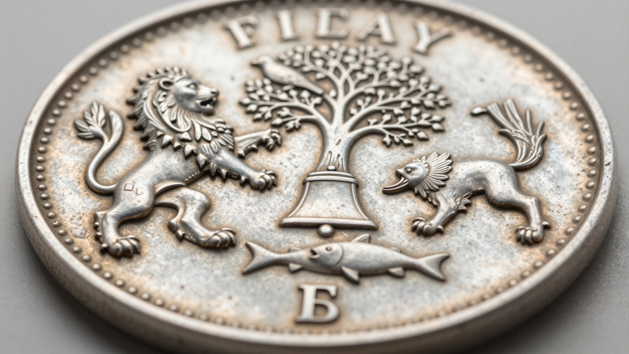 Glasgow silver hallmarks showing the tree, bird, bell and fish town mark and lion rampant