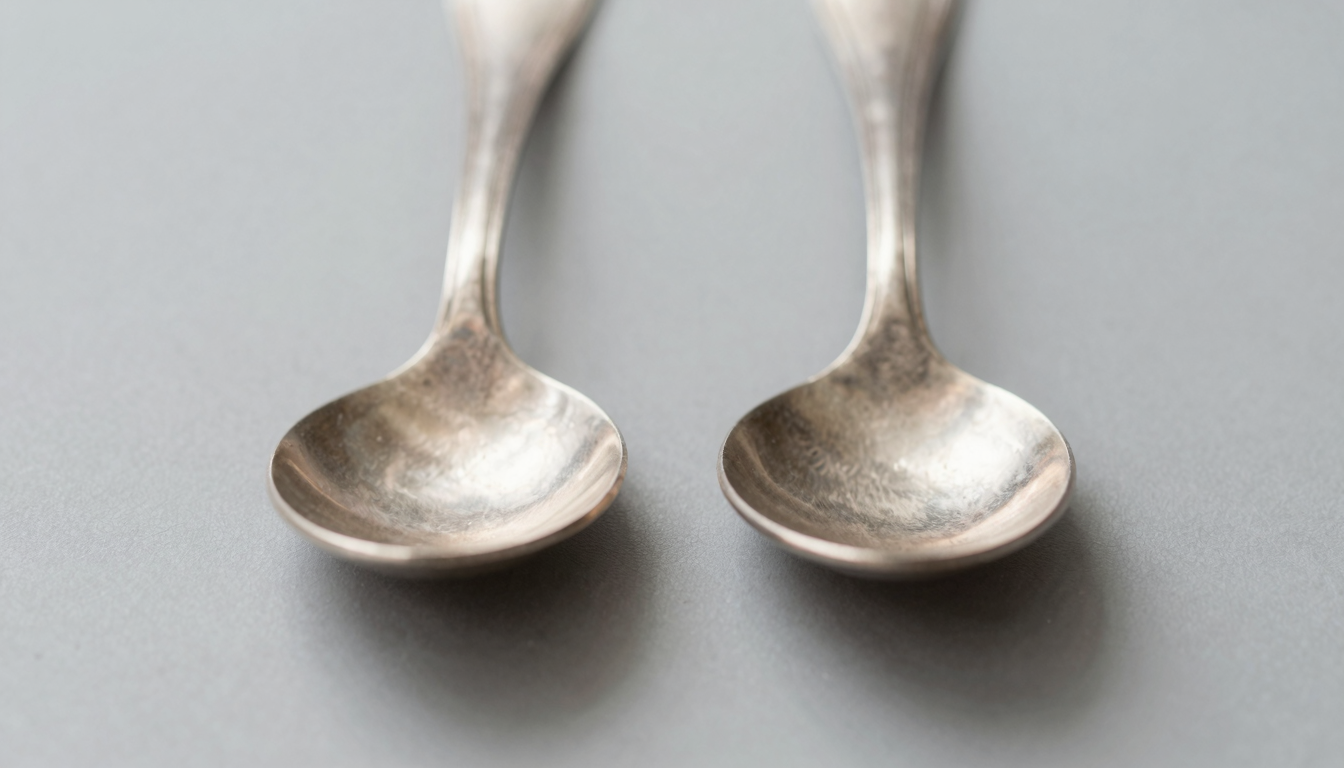How to tell silver plate from sterling without any marks