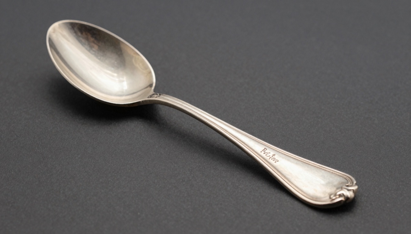 Wm Rogers maker's mark on antique American silver plate flatware