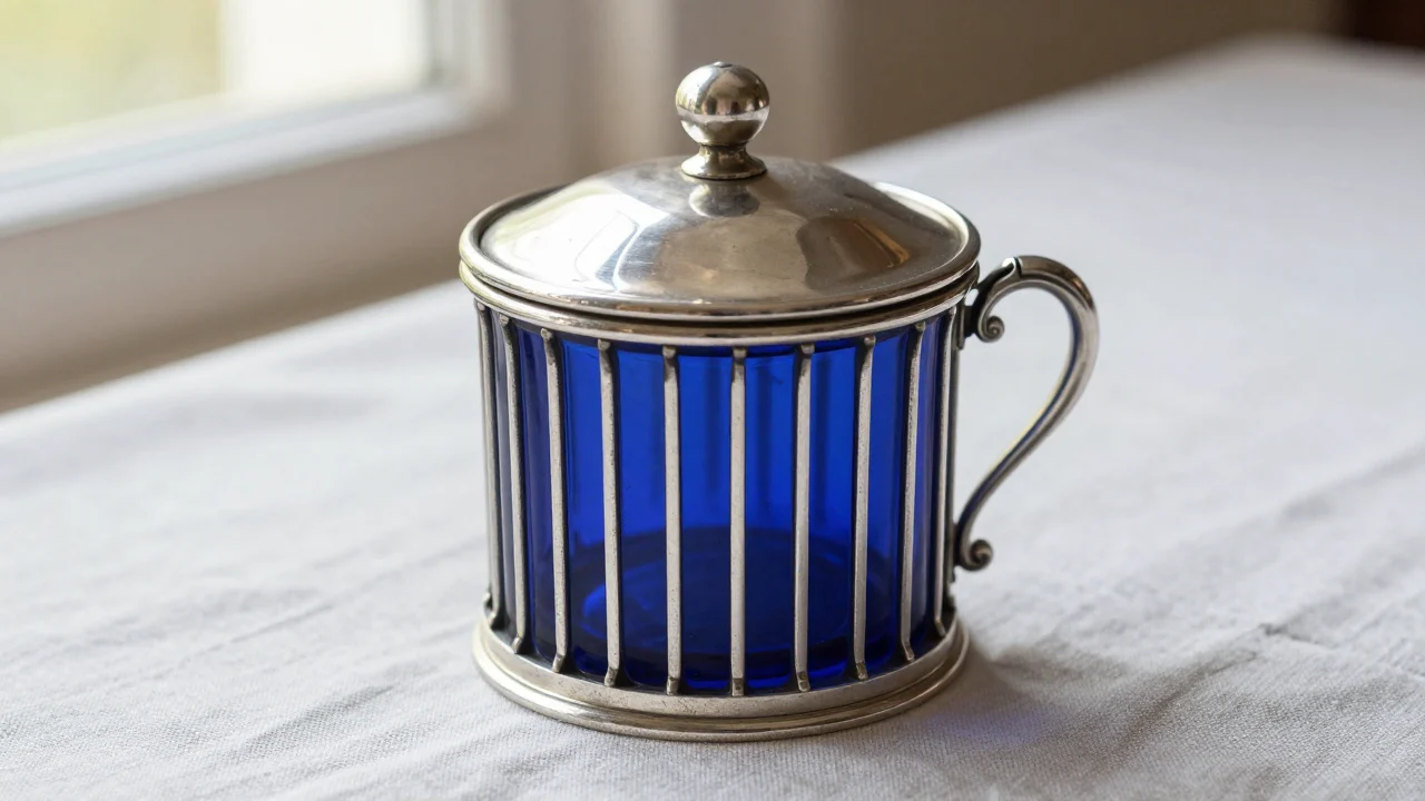 Silver Mustard Pots: Liners and Value