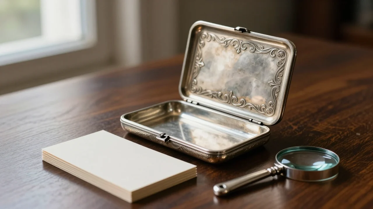Silver Card Cases: Marks, Makers and Value