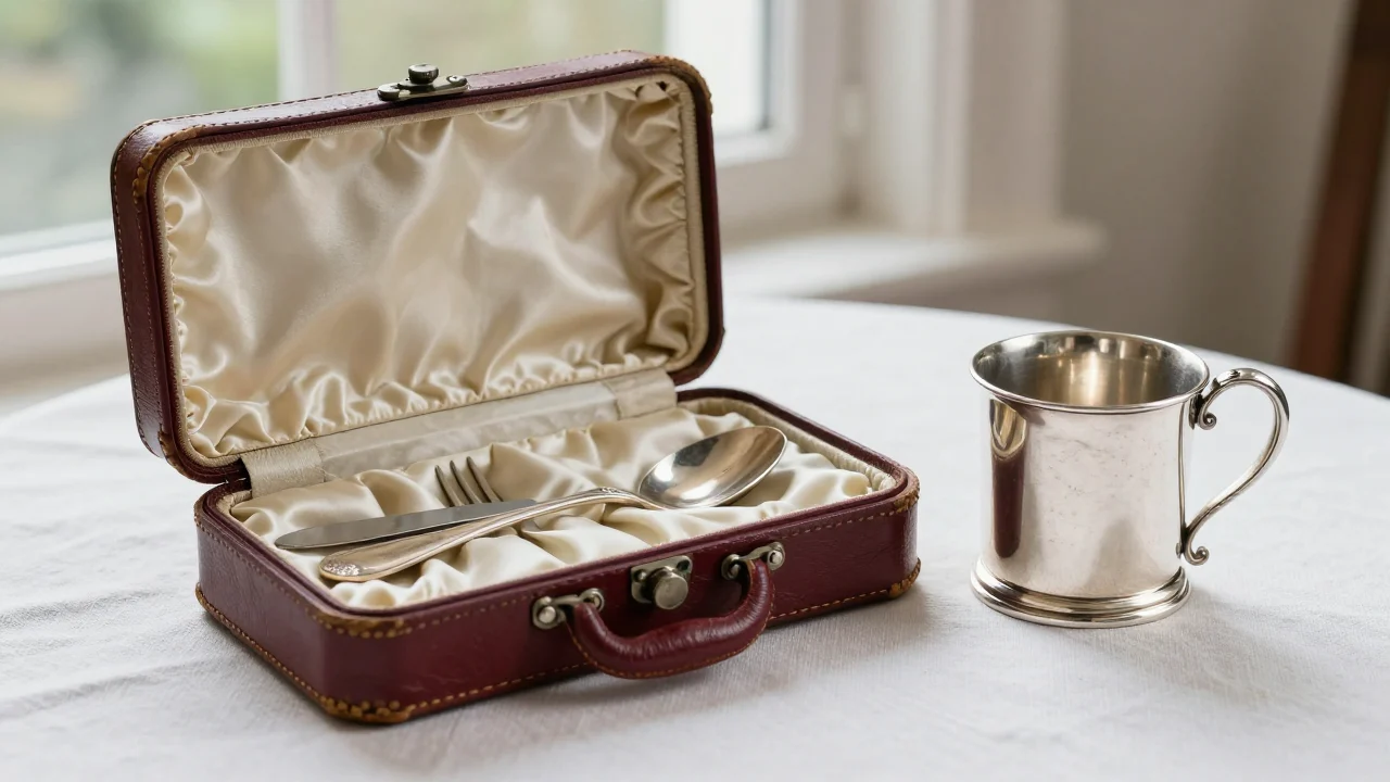Silver Christening Set Value: What Sells